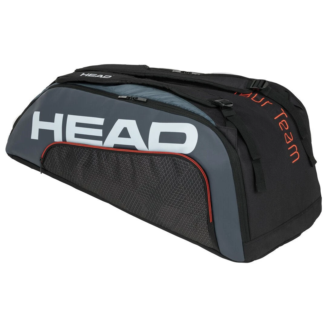 Head Tour Team Supercombi 9 Pack Racquet Bag (Black/Grey) 2 Head Tour Team Supercombi 9 Pack Racquet Bag (Black/Grey) - Image 2