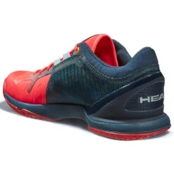 Head Sprint Pro 3.0 Men's Indoor Court Shoe (Red/Navy) -Head Store Presentation SprintPro3.0IndoorNRMNNeonRedMidnightNavy4