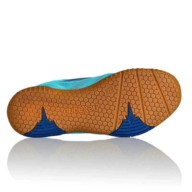 Salming Hawk Women's Indoor Court Shoe (Turquoise/Limoges Blue) 3 Salming Hawk Women's Indoor Court Shoe (Turquoise/Limoges Blue) - Image 3