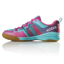 Salming Kobra Women's Indoor Court Shoe (Turquoise/Pink) -Head Store Salming Kobra Women 1237081 6351 04 RacquetGuys