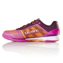 Salming Viper 4 Womens Indoor Court Shoe (Purple/Orange) 7 Salming Viper 4 Womens Indoor Court Shoe (Purple/Orange) -Head Store Salming Viper 4 Women indoor 1237075 3508 04 RacquetGuys