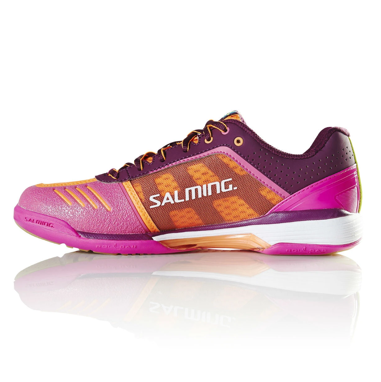 Salming Viper 4 Womens Indoor Court Shoe (Purple/Orange) 4 Salming Viper 4 Womens Indoor Court Shoe (Purple/Orange) - Image 4