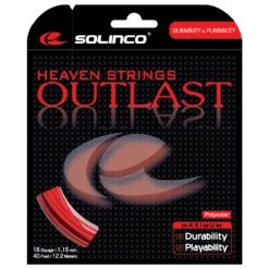 Solinco Outlast 16L/1.25 Tennis String (Red)