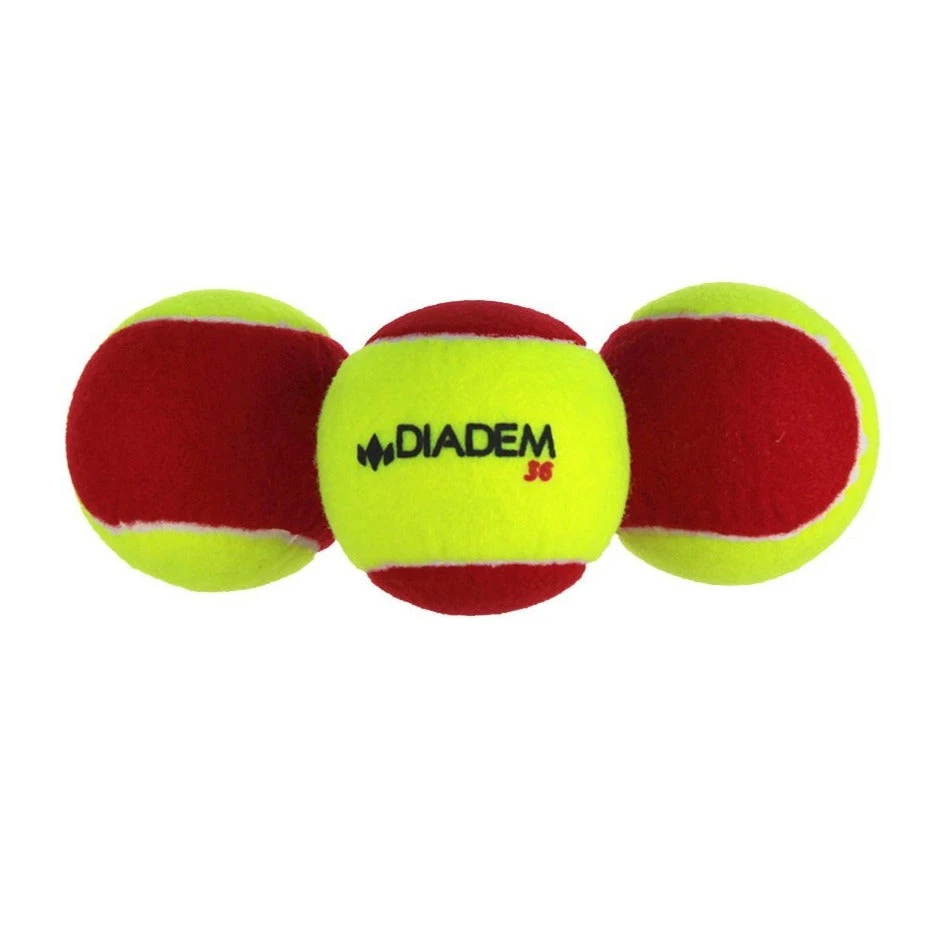 Diadem Premier Stage 3 Red Felt Junior Tennis Balls 3 Pack 1 Diadem Premier Stage 3 Red Felt Junior Tennis Balls 3 Pack