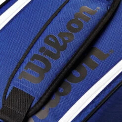 Wilson US Open Team 6 Pack Racquet Bag (Blue/Black) -Head Store WR8018601 Wilson US Open Team 6 Pack Blue Black 3