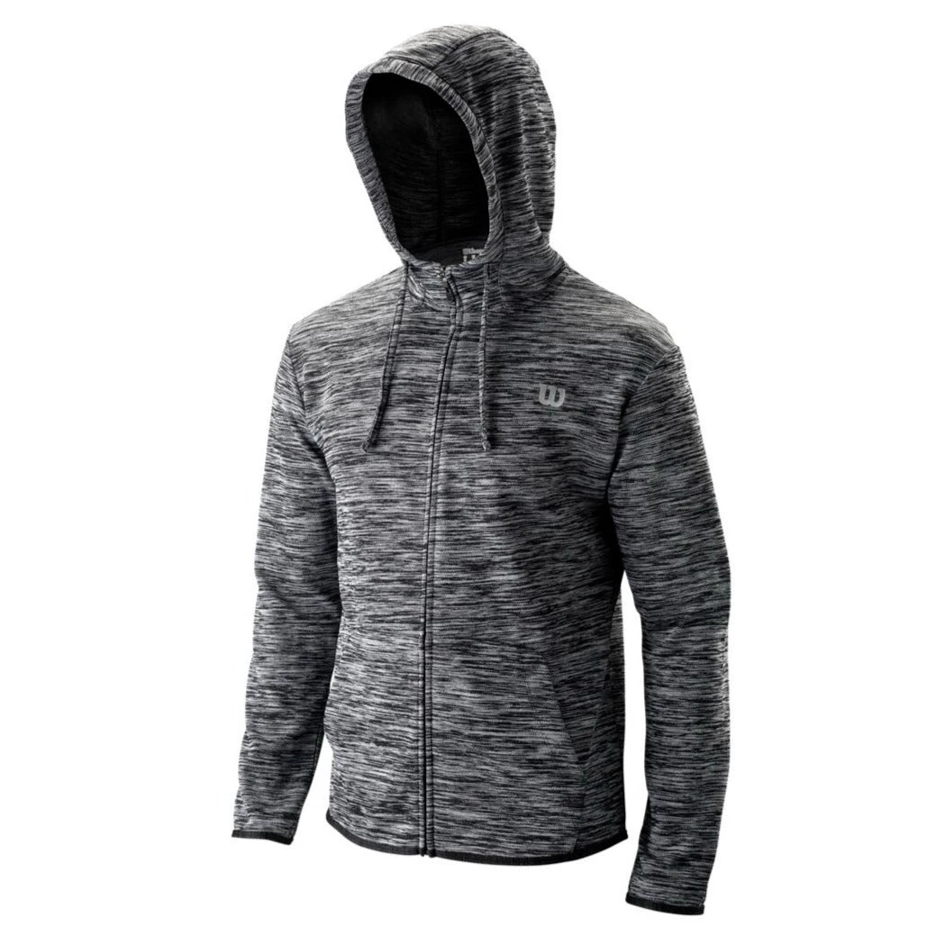 Wilson Men's Training Hooded Jacket (Grey) 1 Wilson Men's Training Hooded Jacket (Grey)