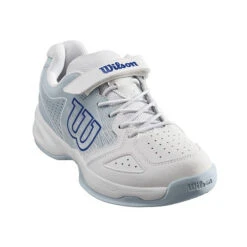 Wilson Stroke Junior Tennis Shoe (White/Blue) -Head Store WRS324040 Jr Small 82627577 b5b6 4878 ad8f 456c3becc46c
