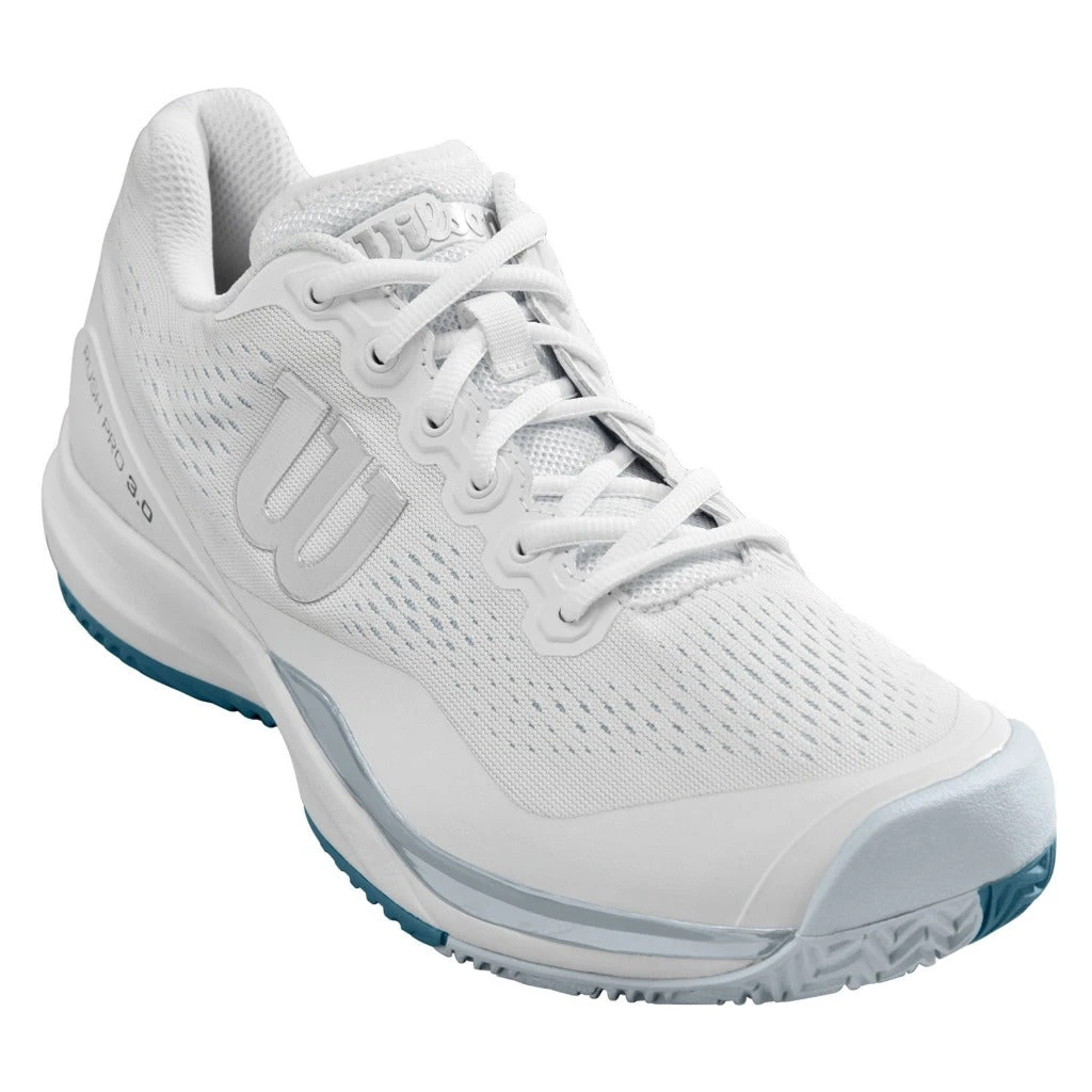 Wilson Rush Pro 3.0 Men's Tennis Shoe (White/Blue) 1 Wilson Rush Pro 3.0 Men's Tennis Shoe (White/Blue)