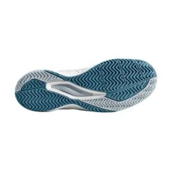 Wilson Rush Pro 3.0 Men's Tennis Shoe (White/Blue) 5 Wilson Rush Pro 3.0 Men's Tennis Shoe (White/Blue) -Head Store WRS324710 M Rush Pro 3 White PearlBlue Bluestone Sole