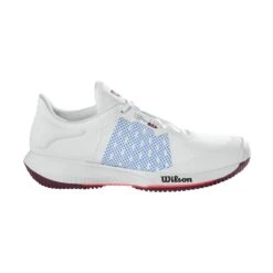 Wilson Kaos Swift Women's Tennis Shoe (White/Blue) -Head Store WRS327570 0 KAOS SWIFT Womens WH ChambrayBlue Fig.png.cq5dam.web .1200.1200
