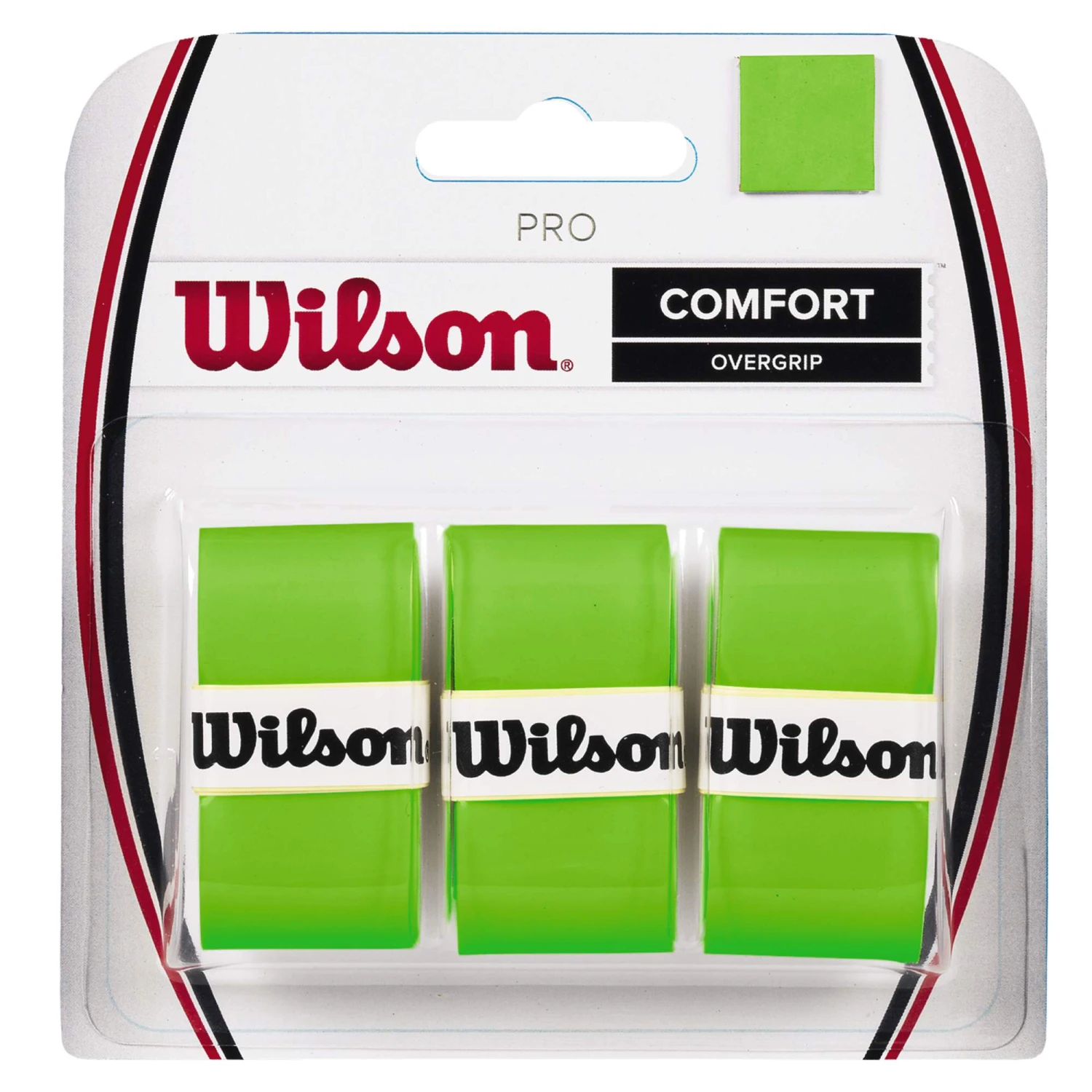 Wilson Pro Overgrip 3 Pack (Green) 1 Wilson Pro Overgrip 3 Pack (Green)