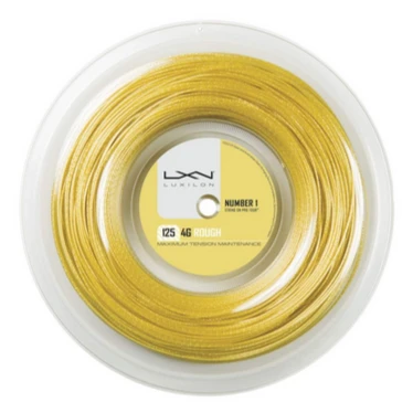 Luxilon 4G Rough 16L/1.25 Tennis String Reel (Gold) 1 Luxilon 4G Rough 16L/1.25 Tennis String Reel (Gold)