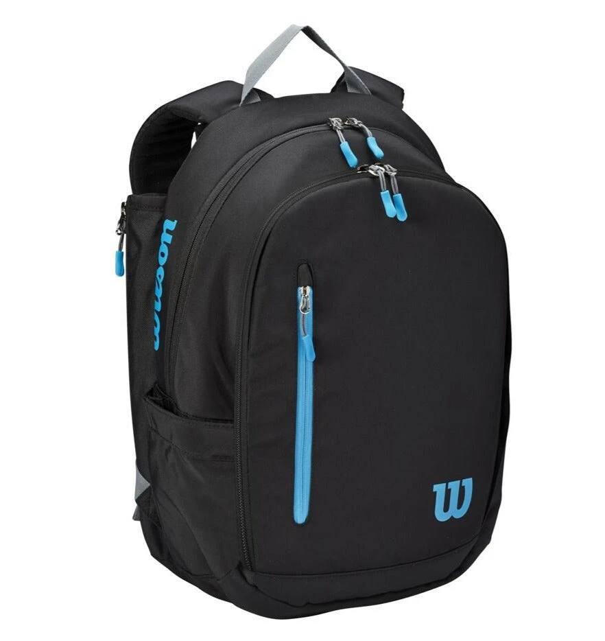 Wilson Ultra Backpack Racquet Bag (Black/Blue/Silver) 1 Wilson Ultra Backpack Racquet Bag (Black/Blue/Silver)