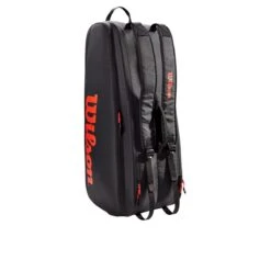 Wilson Tour 6 Pack Racquet Bag (Black/Red) -Head Store e437011d4823d49587e83fdf1ae4fad50361630a WR8011301 2 Tour 6PK RD BL new