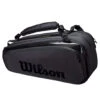 Wilson Pro Staff V13 Super Tour 9 Pack Racquet Bag (Black)