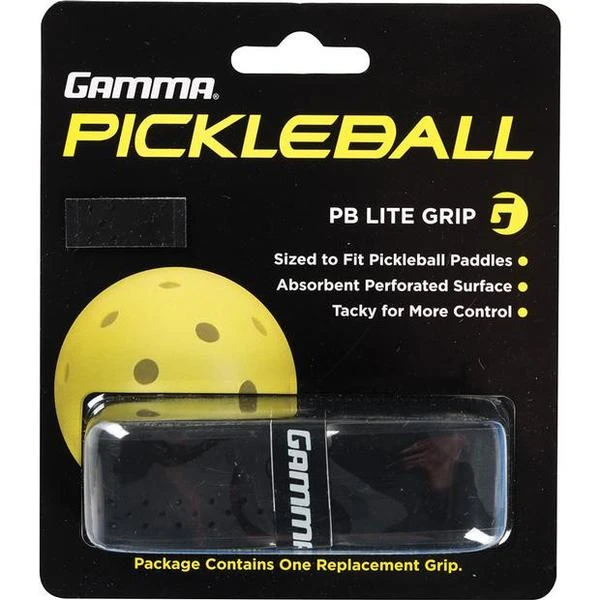 Gamma Pickleball Lite Replacement Grip (Black) 1 Gamma Pickleball Lite Replacement Grip (Black)