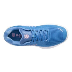 K-Swiss Hypercourt Express 2 Clay Court HB Women's Tennis Shoe (Blue/Pink) -Head Store k swiss Hypercourt Express 2 All Court Women s Tennis Shoe Blue Pink K96614 454 Top