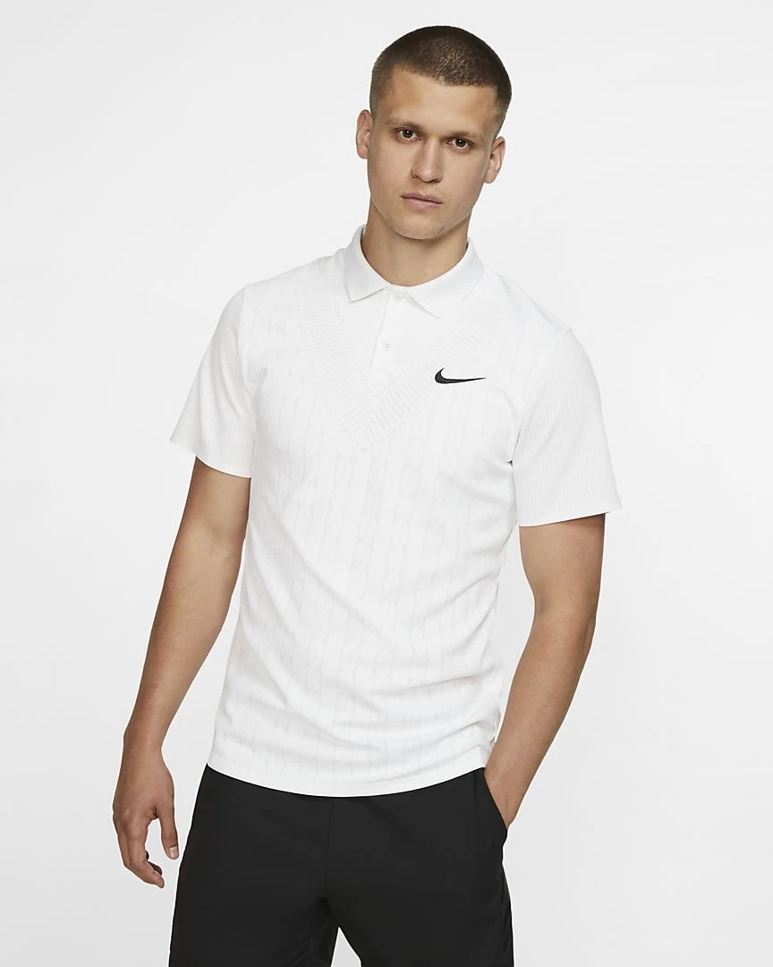 Nike Men's Advantage Polo (White) 3 Nike Men's Advantage Polo (White) - Image 3