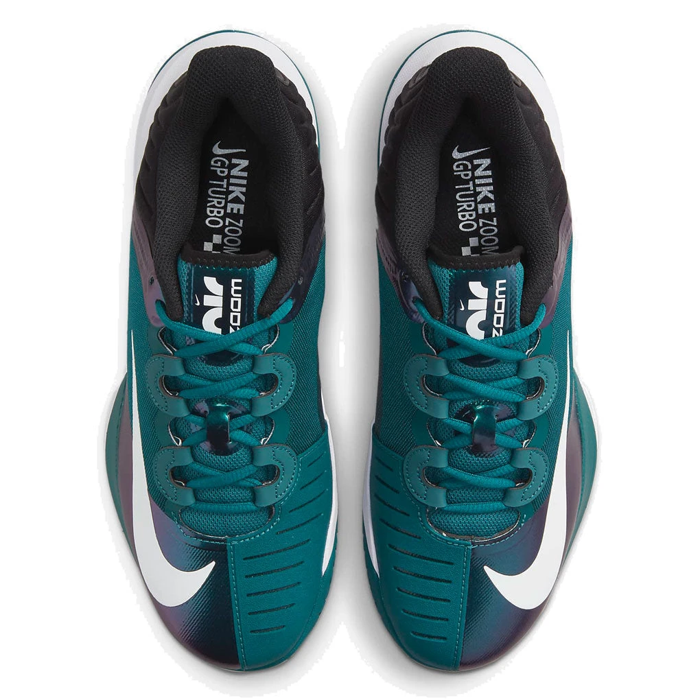 Nike Air Zoom GP Turbo Men's Tennis Shoe (Dark Green/White/Black) 7 Nike Air Zoom GP Turbo Men's Tennis Shoe (Dark Green/White/Black) - Image 7