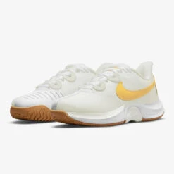 Nike Air Zoom GP Turbo Women's Tennis Shoe (White/Gold) -Head Store nikecourt air zoom gp turbo womens hard court tennis shoes mVBZTQ 77dd2638 ece1 4ce2 9227 053875218541