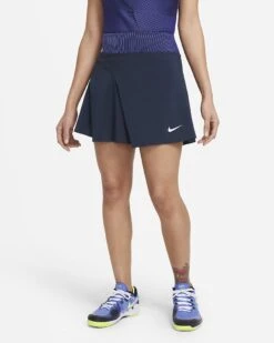 Nike Women's Dri-FI ADV Slam Skirt (Obsidian/White) 10 Nike Women's Dri-FI ADV Slam Skirt (Obsidian/White) -Head Store nikecourt dri fit adv slam tennis skirt vgfKN4