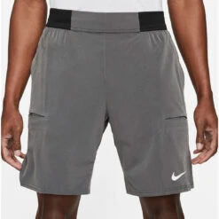 Nike Men's Dri-FIT Slam 9 Inch Shorts (Black/Dark Grey)