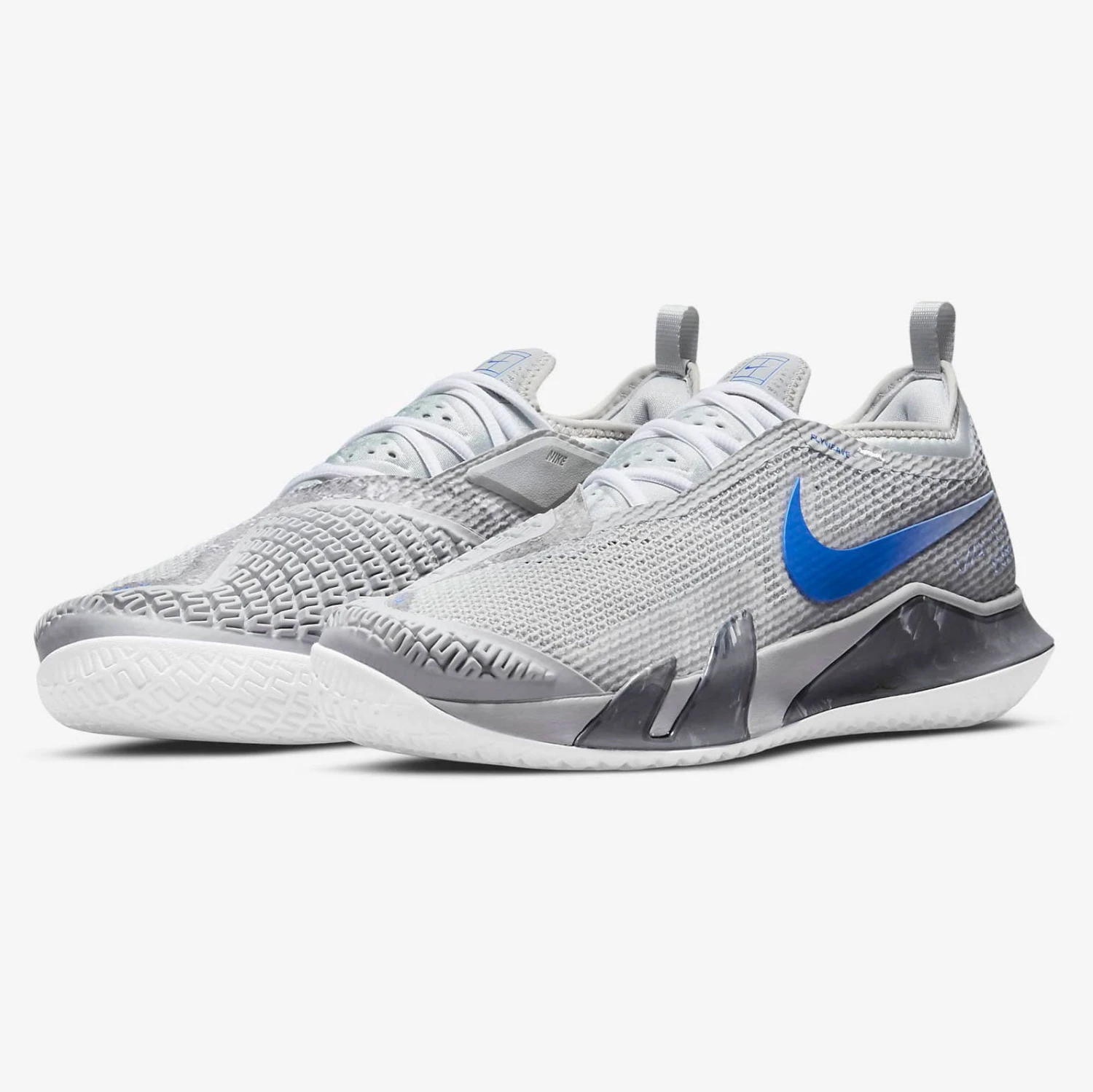 Nike React Vapor NXT Men's Tennis Shoe (Grey/Blue) 4 Nike React Vapor NXT Men's Tennis Shoe (Grey/Blue) - Image 4