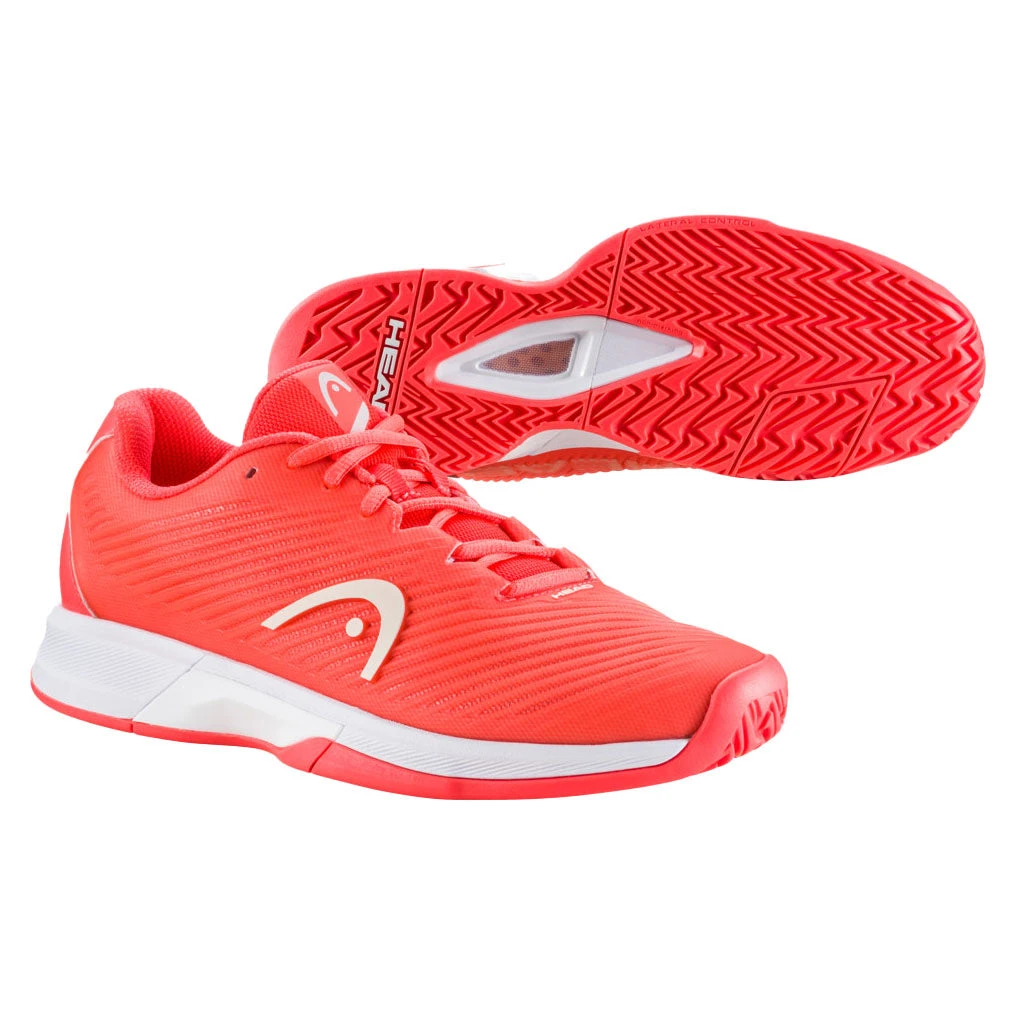 Head Revolt Pro 4.0 Women's Tennis Shoe (Coral/White) 4 Head Revolt Pro 4.0 Women's Tennis Shoe (Coral/White) - Image 4