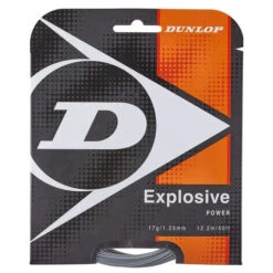 Dunlop Explosive 17/1.25 Tennis String (Grey)