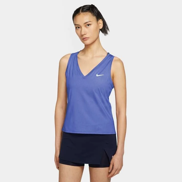 Nike Womens Dri-FIT Victory Tank (Sapphire/White) 1 Nike Womens Dri-FIT Victory Tank (Sapphire/White)