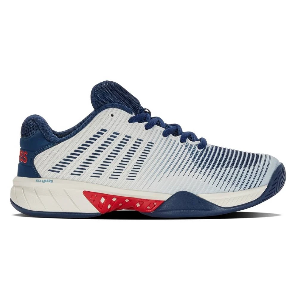 K-Swiss Hypercourt Express 2 Men's Tennis Shoe (White/Blue) 1 K-Swiss Hypercourt Express 2 Men's Tennis Shoe (White/Blue)